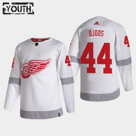 Detroit Red Wings Christian Djoos 44 2020-21 Reverse Retro Authentic Shirt - Kinderen